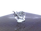 Rare Snail Micro Tiny Hand Blown Glass Art Figurines Animals Collectible Gift Home Décor (Clear) - color: Clear