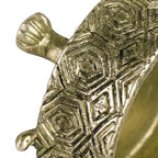NIKKY HOME Gold Turtle Tealight Candle Holders Set of 2, Centerpiece Table Decorations, Decorative Metal Candlesticks Stand for Tea Light Candles