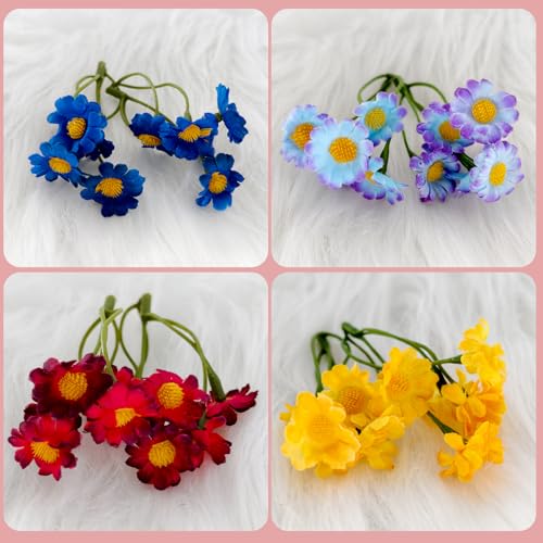 Mini Magnetic Vase,Miniature Magnet Ceramic Vase Decoration, Refrigerator Magnets Vases for Refrigerator Kitchen Locker Office(8pack)
