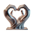 Stylish Minimalist Acrylic Decorative Art Piece for Home Desk and Bedroom Interior Design (Silver, 20cm)