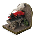 The Bradford Exchange Harry Potter The Journey to Hogworts Bookend Collection Issue #1: Hogworts Steam Locomotive Illuminated Sculptural and Meticulously Hand-Crafted 5-inches