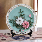 Guffman 12 Inch Wooden Display Stand - Black Wood Plate Stand Frame - Decorative Plate Holders Stands for Display Pictures, Cookbooks, Home, Birthday, Party, Table Easel Display