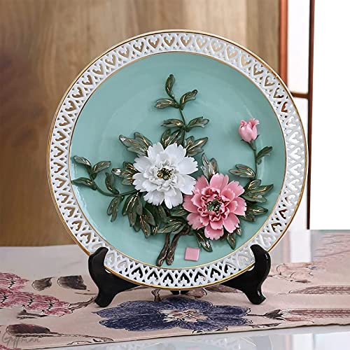 Guffman 12 Inch Wooden Display Stand - Black Wood Plate Stand Frame - Decorative Plate Holders Stands for Display Pictures, Cookbooks, Home, Birthday, Party, Table Easel Display