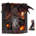 MiniCity Book Nook Kit, Miniature House Kit, Dollhouse Kit, Miniature Kit, DIY Mini House Building Kit for Adult (Throne of Blade) - style: Throne of Blade