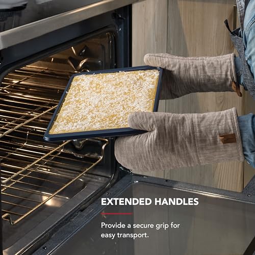 KitchenAid 10x15in Nonstick Aluminized Steel Baking Sheet, Ink Blue - color: Ink Blue, size: 10 x 15 Inch
