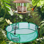 2Pcs Bird Seed Catcher for Outdoor Feeders, Bird Feeder Trays to Catch Seed, Upgraded Version Can Prevent Strong Winds. (16 inches) - style: 16 inches