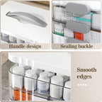 ARSTPEOE 3-Tier Medicine Organizer - Portable Medicine Cabinet with Plastic Handle, Multipurpose Medical Box, Pill Organizer, Empty First Aid Kit for Home - size: Extra Large 3 Tier