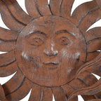 Metal Sun Wall Art Decor 21" W Large Sunface Outdoor Decor - size: 21"L x 20"W