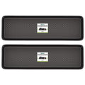 Matace 2 Pack Rubber Extra Large Shoe Tray for Entryway,Long Boot Tray,Slim Boot Mat for Indoor and Outdoor Use,16x55 in, Rectangular (Pack of 2) - size: 55"L x 16"W x 1.2"Th (Pack of 2)