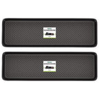 Matace 2 Pack Rubber Extra Large Shoe Tray for Entryway,Long Boot Tray,Slim Boot Mat for Indoor and Outdoor Use,16x55 in, Rectangular (Pack of 2) - size: 55"L x 16"W x 1.2"Th (Pack of 2)