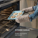 KitchenAid 9x13in Nonstick Aluminized Steel Baking Sheet, Mineral Water - color: Mineral Water, size: 9 x 13 Inch