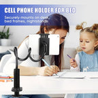 Selfdee Tablet Stand Holder for Bed, Gooseneck Adjustable Flexible Long Arm Tablets Mount Clamp Cell Phone Holder,Lazy Tablets Phone Stand,Compatible with 4-10 Inches Device