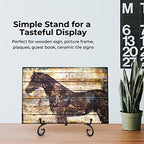 TR-LIFE 4 Pack Plate Stands for Display - 10 Inch Plate Holder Display Stand + Metal Easel Stand for Picture Frame, Decorative Plates, Book, Photo, Collectibles (4 Pack) - size: 10 Inch(4pcs)
