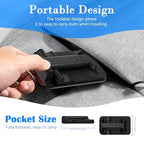 Cell Phone Stand, Adjustable Angle and Height Cell Phone Holder for Desk, Foldable and Portable, Anti-Slip Silicone Pad, Compatible with All Mobile Phones and 4-8 Inch Devices (Black&Black) - color: Black&Black