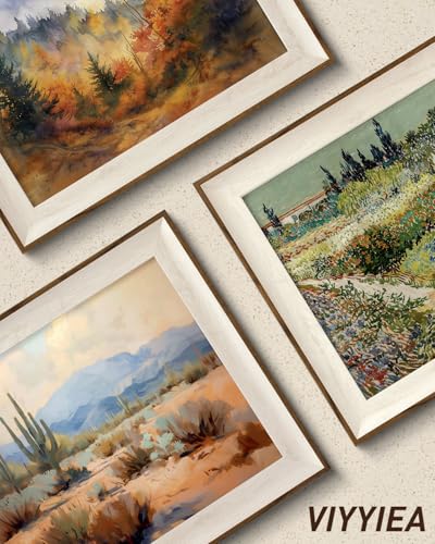 VIYYIEA Framed Wall Art for Living Room, Cranes Canvas Prints, Vintage Home Decor, Animals Painting Picture, Bathroom Wall Decor Gifts for Friends or Family - 12L x 10W - color: Animals-【Seven Cranes】, size: 12"L x 10"W