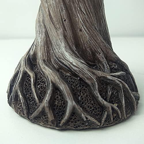 Yuanhong Dryad Vase Ornament Tree Trunk Flower Pot Modern Sculpture Home Living Room Bedroom Countertop Desktop Ornament Table Desk Flower Vase Decoration Birthday Gift for Men Women(DryadVase),Clear