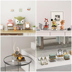 ELITEROO Buffet Risers and Stands, 3 Tier Wood Display Risers, Cake & Cupcake Stands, Dessert Table Display Set, 3Pcs Cube Display Base for Wedding Birthday Party Decor, Rustic Brown, 6"x7"x8" - size: 6"x7"x8"