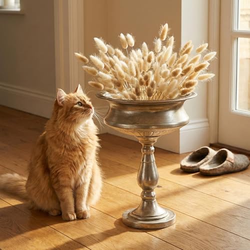 WORTH 15" H. Tall Silver Color Urn Vase for Centerpieces, 11.8" Dia. Classic Metal Trumpet Small Flower Pots for Table, Bowl Vase for Wedding Party Event Home Decor - color: Silver, size: Tall - 1 Pack