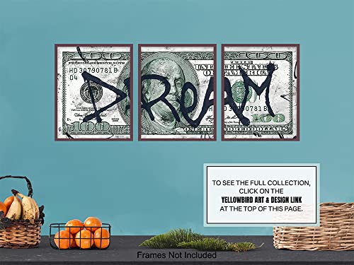 Motivational Graffiti Wall Art LARGE 11x14 - Inspirational Posters for Home Office Decor - Entrepreneur Gifts - positive affirmation - Motivation, Inspiration - Small Office Decor - Quotes Wall Art - size: 1 - 11x14 Inch Prints