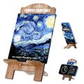 Cute and Artistic Cell Phone Stand for Desk – Multi-Functional Holder for Phones, iPads, Switch, Kindles, and Handheld Consoles.(Starry Night - Van Gogh) - style: Starry Night - Van Gogh