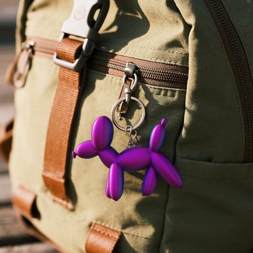 3D Printed Figurines Art Sculpture Toy Office Desk Shelf Decoration Colorful Abstract Sculpture Pieces Creative Display Decor - color: Balloon Dog, size: F