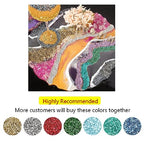 HappyFiller Metallic Baige Crushed Glass Sand,1.3 LB(1.5 Cup) 3-7mm Vase Filler,Wedding Table Centerpiece,Candle Holder,Epoxy Resin Art,Craft Glitter,Terrarium Gravel - color: Baige