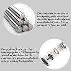 Kinetic Desk Toys， Full Body Optical Illusion Spinner Ball， Large Longer Time Spinning Top, Ideal for Parties, Holidays, classrooms or for use as Office Toys-with Storage Bag