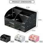 COMFYROOM Makeup Organizer, Bathroom Organizer (Bling Black) - color: Bling Black