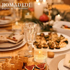 Romadedi Clear Tealight Candle Holder - Glass Votive Table Bulk Small Wedding Decor Centerpiece Floating Tea Lights for Christmas Party Birthday Home Pack of 12 - size: 2x2.2inch