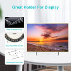 Boloyo Flat Back Acrylic Plate Display Stand, 6 Inch 2PC Clear Acrylic Display Holder Easel Base for Home Office Kitchen School Art Display - color: Flat Back, size: 6 inch(2PC)