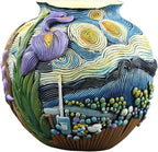 Starry Night Vase Plant Pot Unique Planters for Indoor Plants and Outdoor Plants - Unique Plant Pots and Vases for Home Decor Pot Comes with a Drainage Hole