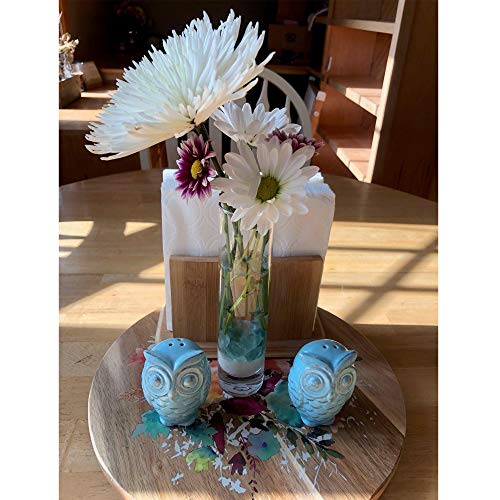 WGV Cylinder Bud Vase, Width 2", Height 8", Clear Skinny Narrow Standard Hurricane Floral Container Centerpiece for Wedding Party Event Home Office Decor, 1 Piece - size: 2"x8"H Cylinder