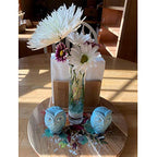 WGV Cylinder Bud Vase, Width 2", Height 8", Clear Skinny Narrow Standard Hurricane Floral Container Centerpiece for Wedding Party Event Home Office Decor, 1 Piece - size: 2"x8"H Cylinder