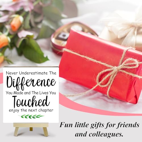 Office Decor for Women, Cute Desk Accessories, Never Underestimate The Difference You Made Inspirational Desk Decor, Funny Offices Gifts for Coworkers, Office Cubicle Decorations (MP06) - color: MP06