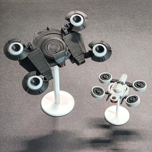 3D Printed ARC Wasp Collectible Figurine with Movable Display Stand - Sci-Fi Drone Statue for Gamers & Collectors - color: Wasp