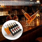 Clear Acrylic Wine Rack, Modular Stackable Countertop Wine Bottle Holder with Leaf Shaped Support, Multi Purpose Versatile Wine Display Stand for Home Bar Party Daily Organizing (2pcs) - color: 2pcs