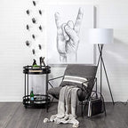 Mercana Bastian Abstract Gunmetal Grey Object 68805