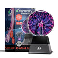 Discovery™ Plasma Globe Lamp, Touch & Sound Sensitive Lightning, Interactive Electric Plasma Ball for Hands-On STEM Learning, Plug-in Bedroom & Desktop Decorative lamp - style: Black Pyramid Base