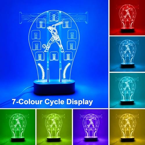 Loscarol Championship Ring Display Case, 10 Slots Baseball Ring Holder Case with LED Light, Acrylic Championship Ring Display Stand for Collection Sports Champion Rings