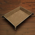 Valet Organizer - Catchall Tray for Jewelry, Wallets, Watches, Keys, Coins, Phones, Glasses - Perfect for Nightstand, Desk, Entryway - color: Gray