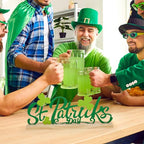 COCHIE Metal St. Patrick's Day Sign, St Patricks Day Decorations for Home, Office, Shelf, Mantel, Indoor, Shamrock Decoration, Saint Patrick Day Decor (Shamrock) - style: Shamrock