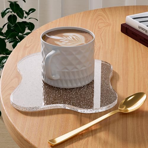 Acrylic Coaster Decorative Plates, Irregular Bar Drink Coaster,Perfect for Tabletop Protection and Accessories Display. - color: Star