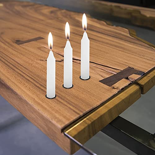 20 Pcs Aluminium Candle Cups Holders Metal Candlestick Holder Cup Candle Drip Protectors Catchers Tea Light Tins Cups for Lamp or Candle Making