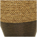 Deco 79 Seagrass Handmade Decorative Vase Tall Woven Floor Centerpiece Vase, Vase for Home Decoration 11" x 11" x 27", Brown - size: 11" x 11" x 27"