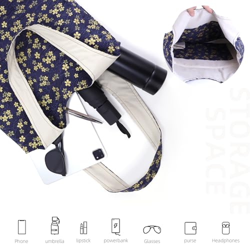 DGAZ Designer Shoulder Bags for Women, Luxury Tote Bag with Zipper, Large Shoulder Hobo Bags - color: Sakura