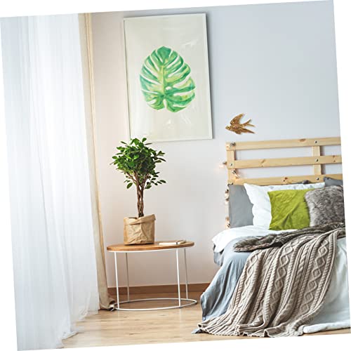 ABOOFAN 3pcs Swallow Wall Hanging Iron Resin Wall Sculpture Ceramic Sparrows Rustic Wedding Decor Mounted Birds Bedroom Sculptures Bird 3d Ornaments Old Resin Household