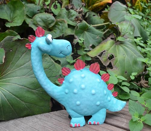 Handpainted Metal Dinosaur Decor - Outdoor Garden Statue for Yard/Indoor Shelf, Cute Dinosaur Gift for Garden Lovers - style: Dinosaur