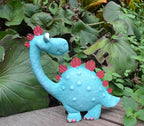 Handpainted Metal Dinosaur Decor - Outdoor Garden Statue for Yard/Indoor Shelf, Cute Dinosaur Gift for Garden Lovers - style: Dinosaur