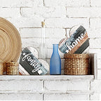 Jetec 2 Pcs Rustic Wooden Heart Table Decor, Daisy Farmhouse Home Decor, Bless This Home & Be Kind Sign for Living Room, Dining Room, Shelf & Mantel, Ideal Housewarming & Birthday Gift(Simple Style) - style: Simple Style