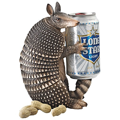 Design Toscano Tex the Armadillo Beverage Holder, Single - style: Tex